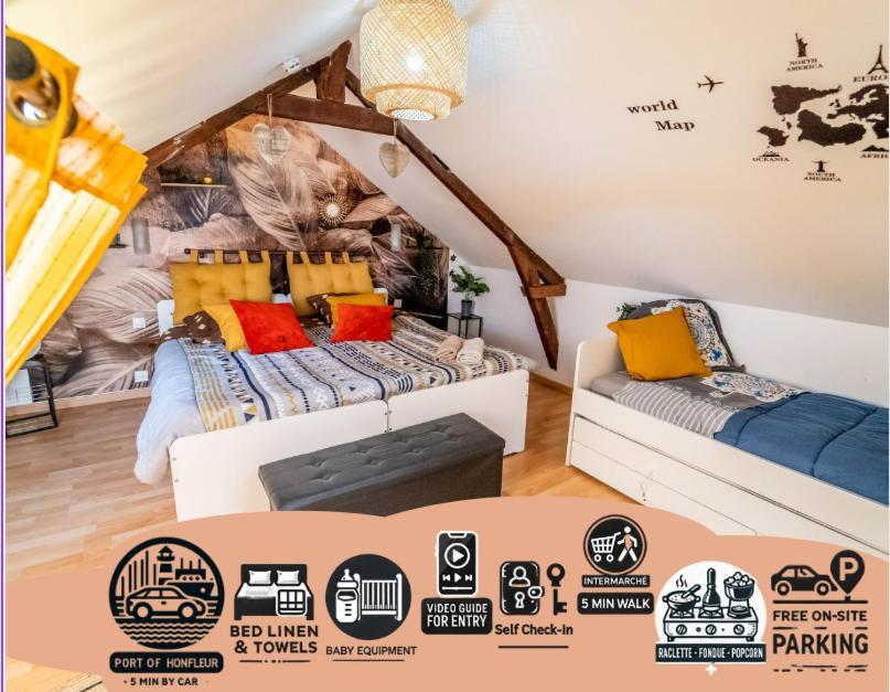 Cocon Le Panoramique 10min Port Parking Gratuit Honfleur